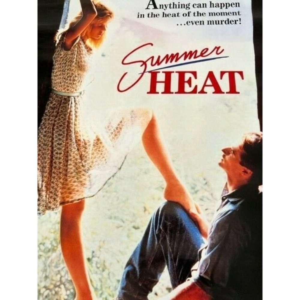 Movie Theater Cinema Poster vtg Lobby Card 1987 Summer Heat Kathy Bates Basinger